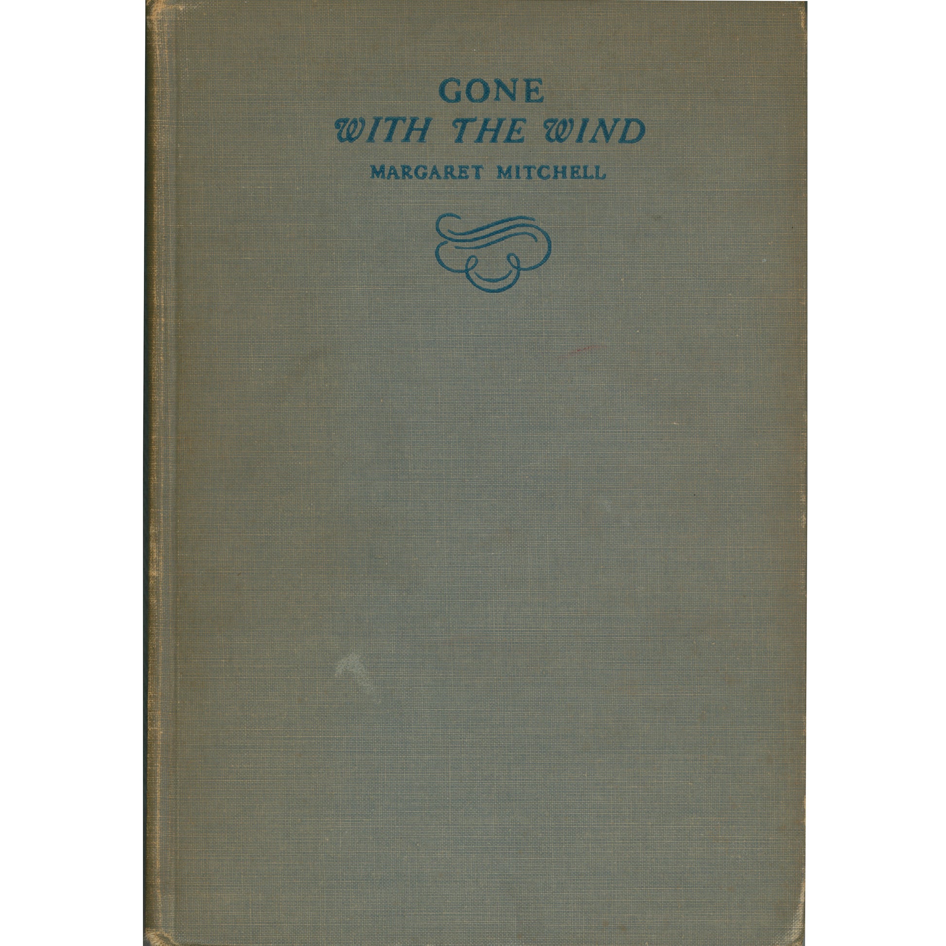 Early 1937 Macmillan printing of Gone With the Wind. Brown cloth binding, very good condition, with a 1937 Swedish inscription. A striking collectible classic. Cover