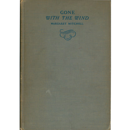 Early 1937 Macmillan printing of Gone With the Wind. Brown cloth binding, very good condition, with a 1937 Swedish inscription. A striking collectible classic. Cover