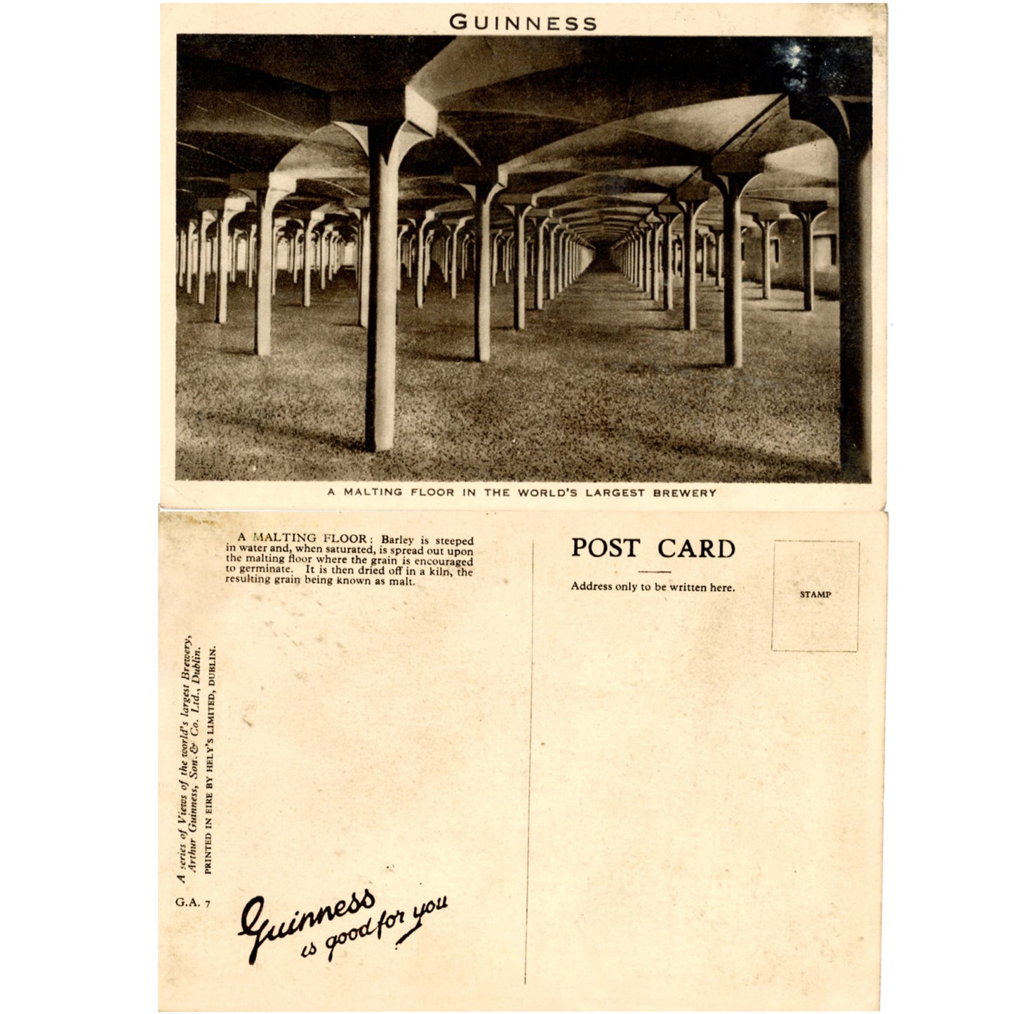 Guinness Brewery Dublin Postcard Series | St. James’s Gate (Sold Choice)