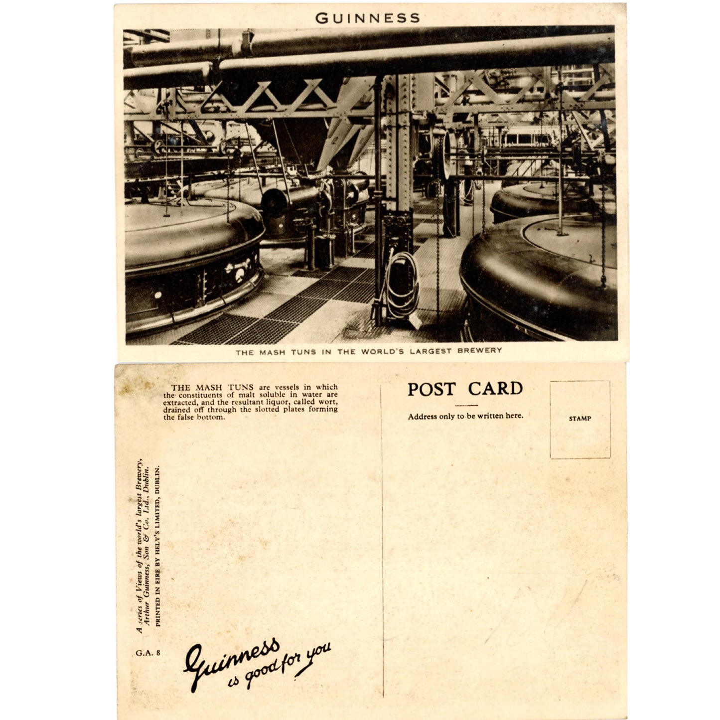 Guinness Brewery Dublin Postcard Series | St. James’s Gate (Sold Choice)