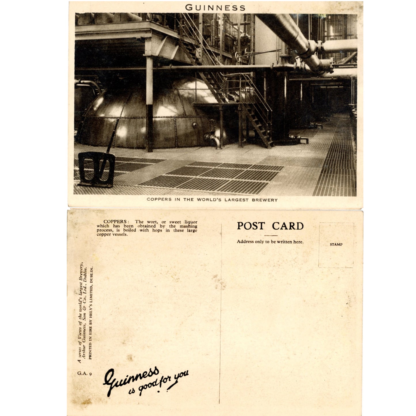 Guinness Brewery Dublin Postcard Series | St. James’s Gate (Sold Choice)