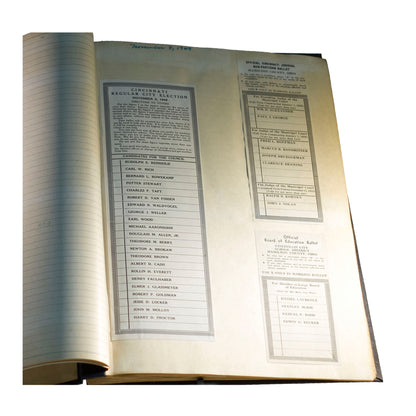 Hamilton County, Ohio Board of Elections Ballot Record Scrapbooks, 1947–1951 (2 Volumes) Interior Page