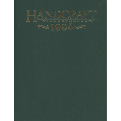 Handcraft Illustrated 1994 book cover in dark green with gold foil lettering, shown against a white background.