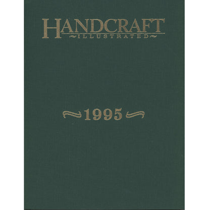 Handcraft Illustrated 1995 book or magazine cover in dark green with gold foil lettering, shown against a white background.