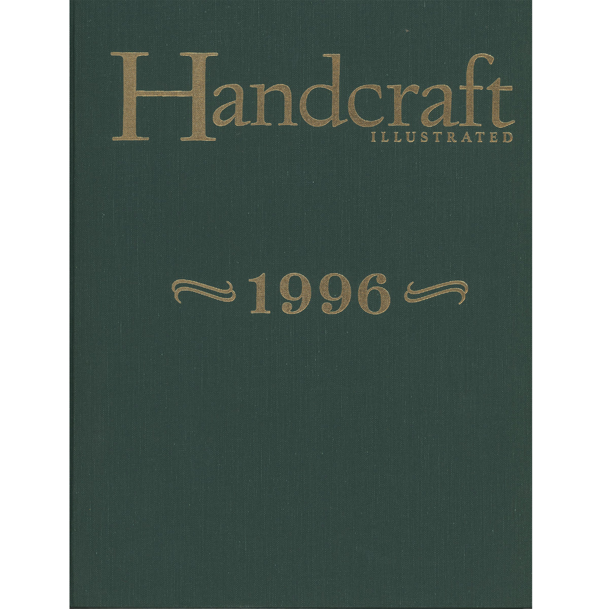 Handcraft Illustrated 1996 book or magazine cover shown front-facing against a white background. The cover is dark green with gold lettering reading 'Handcraft ILLUSTRATED' and '1996'.