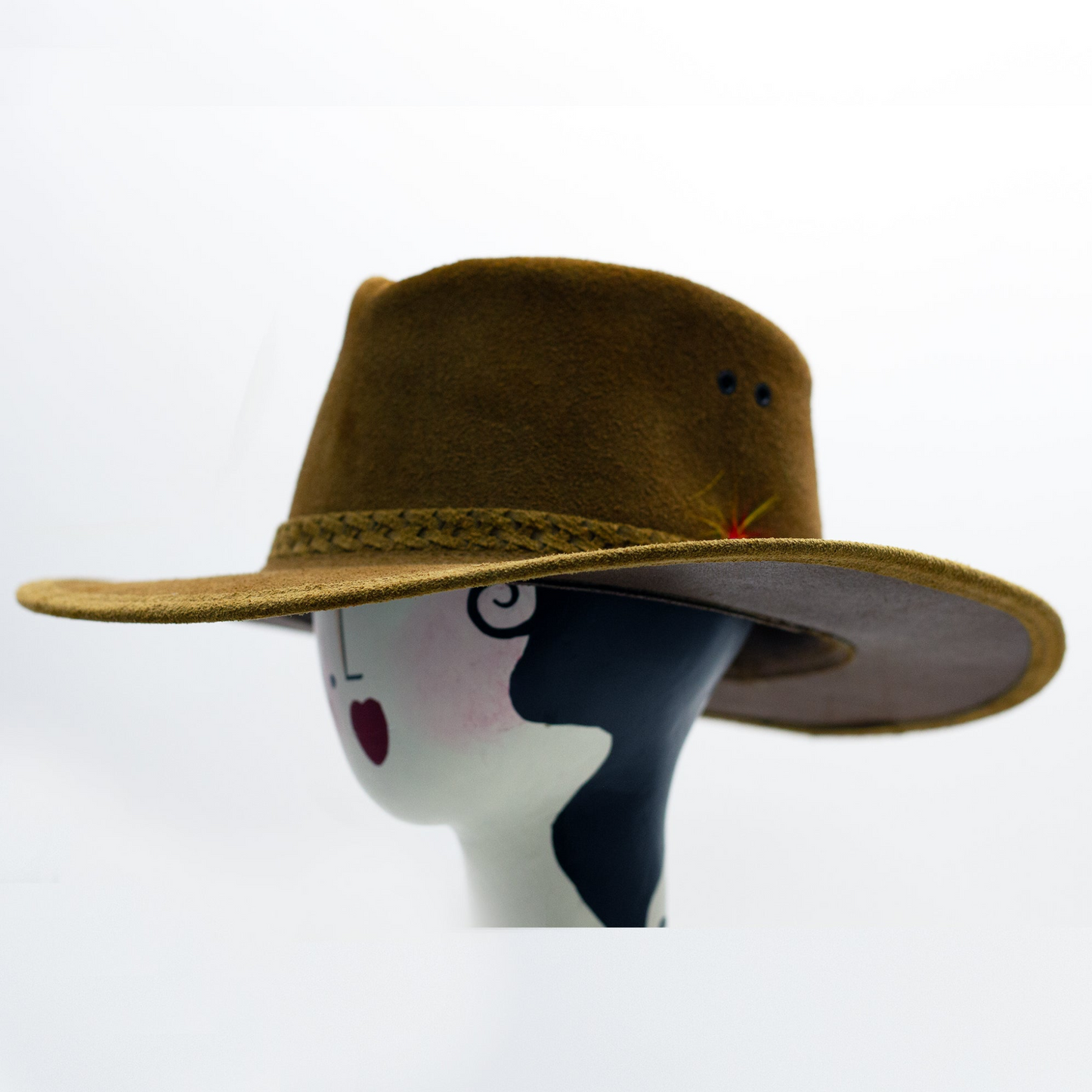 MAVERICK Aussie Gambler Style Cowboy Hat by OUTBACK TRADING Circa 1980s