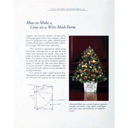 Colonial Williamsburg Christmas decorating guide with wreaths, swags, recipes, crafts, and full-color photography throughout. How to Page.