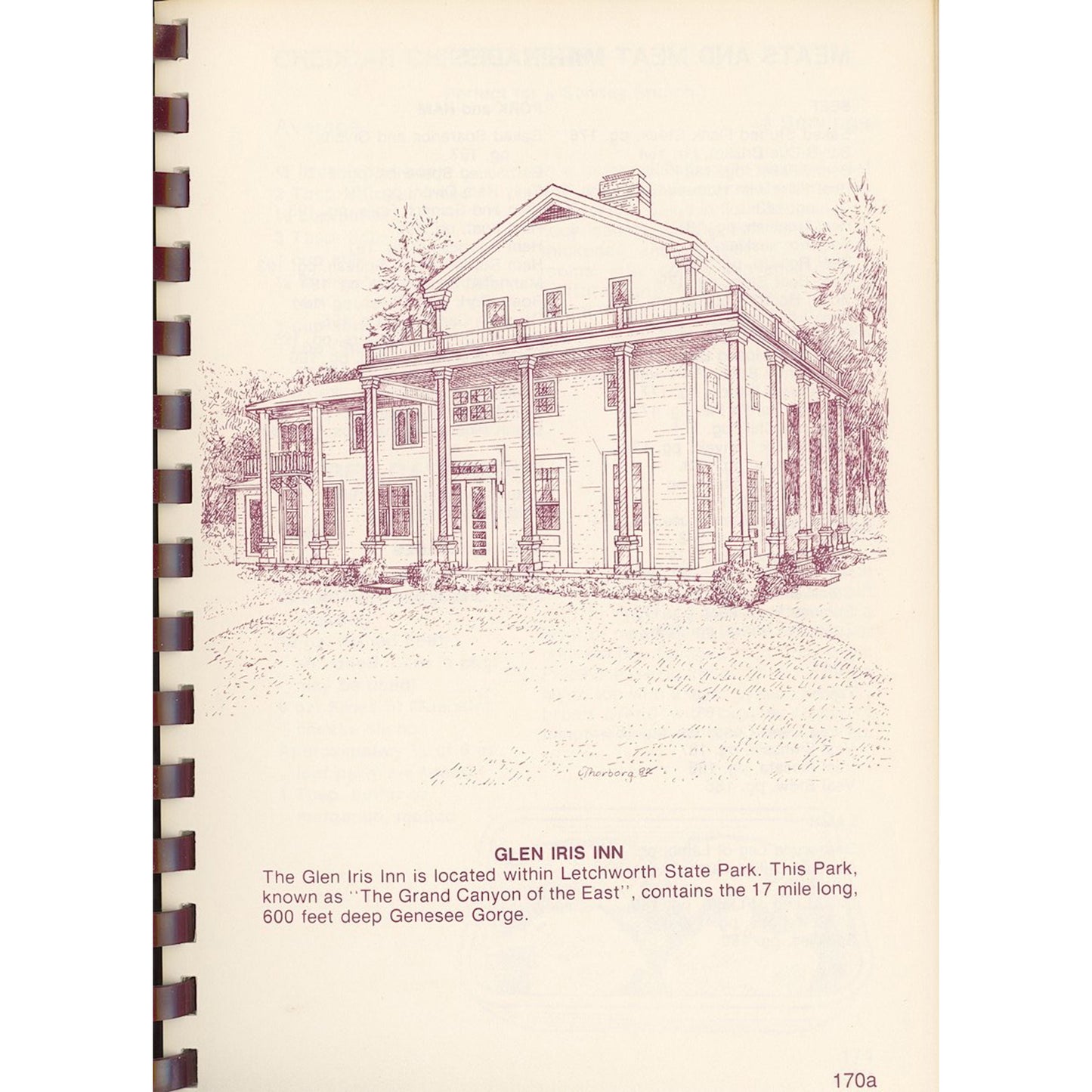 Thru the Grapevine cookbook, 6th printing. Near‑mint. 635 recipes, winery chapter, regional history. Southern Living Hall of Fame winner. Illustration