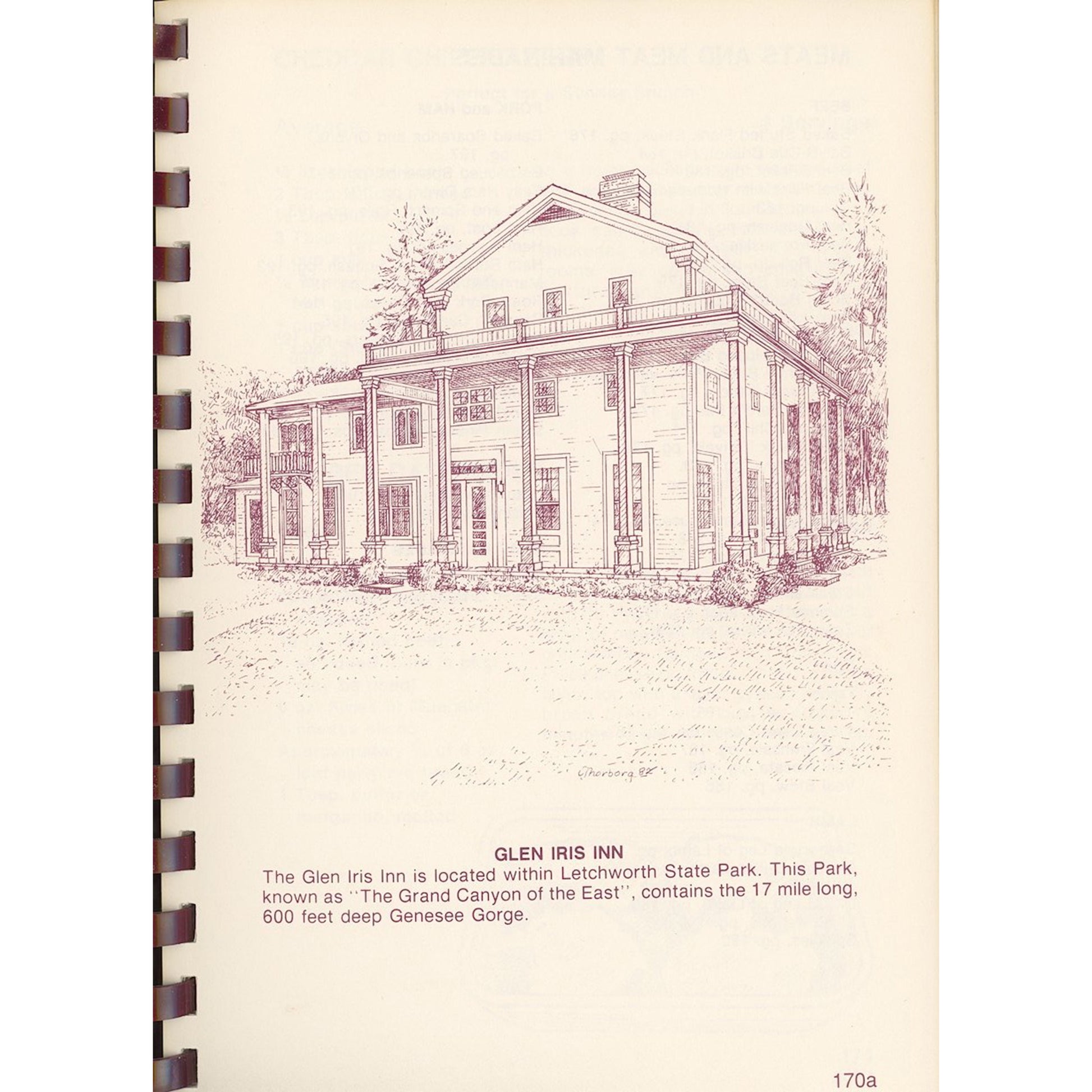 Thru the Grapevine cookbook, 6th printing. Near‑mint. 635 recipes, winery chapter, regional history. Southern Living Hall of Fame winner. Illustration