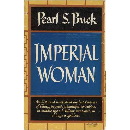 1956 Book Club Edition of Imperial Woman by Pearl S. Buck, a historical novel about Empress Dowager Cixi and late Qing China