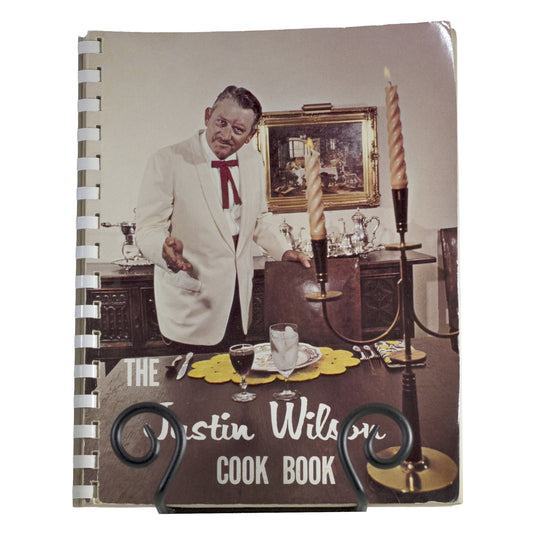 THE JUSTIN WILSON COOKBOOK Spiral-Bound ©1965