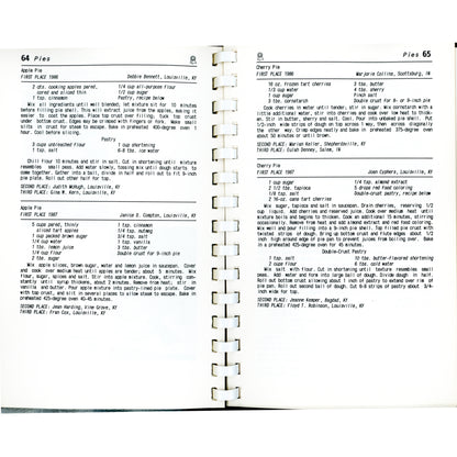 The Official 1986–1987 Kentucky State Fair Cookbook – Blue‑Ribbon Recipes (1988) Recipes 1