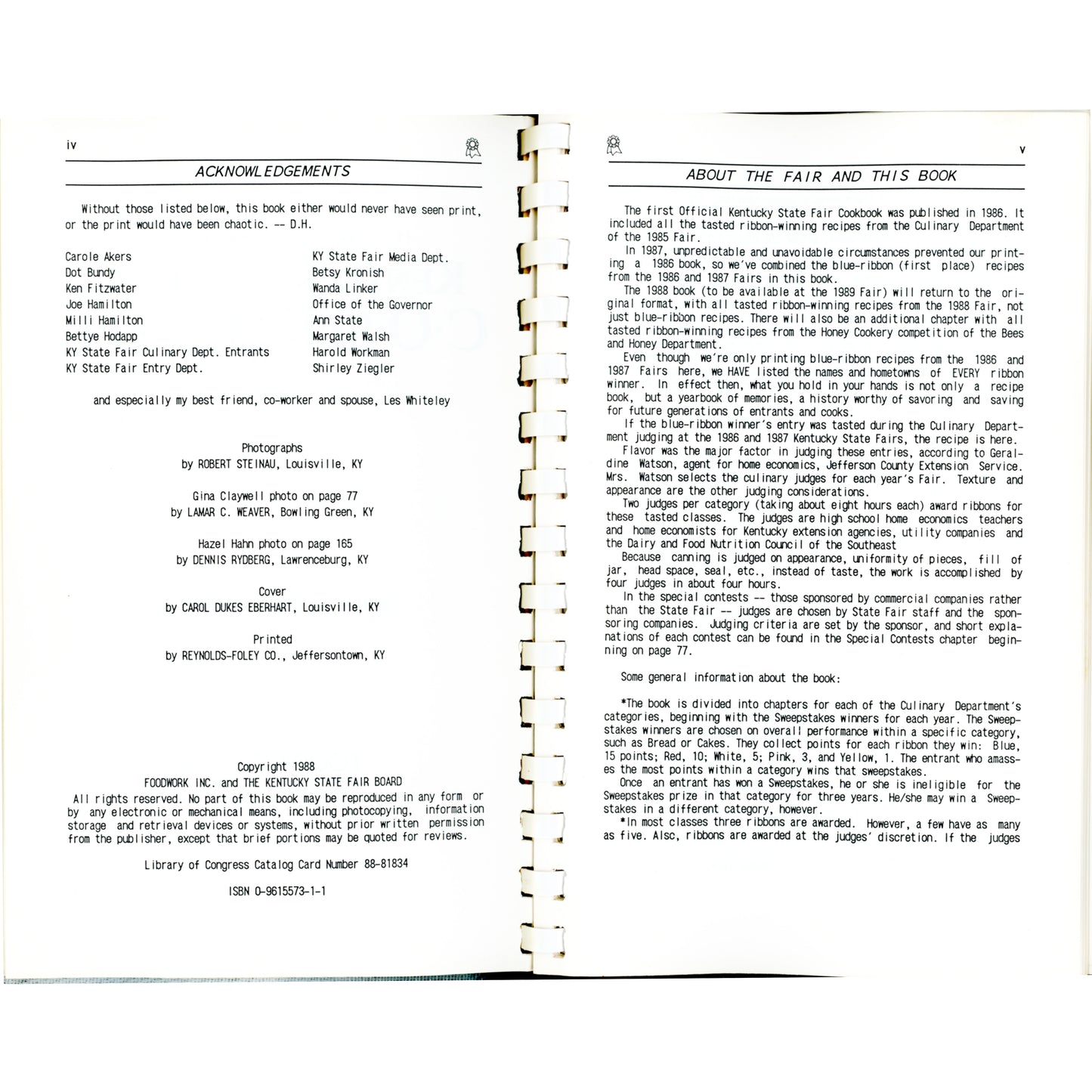 The Official 1986–1987 Kentucky State Fair Cookbook – Blue‑Ribbon Recipes (1988) Recipes 2