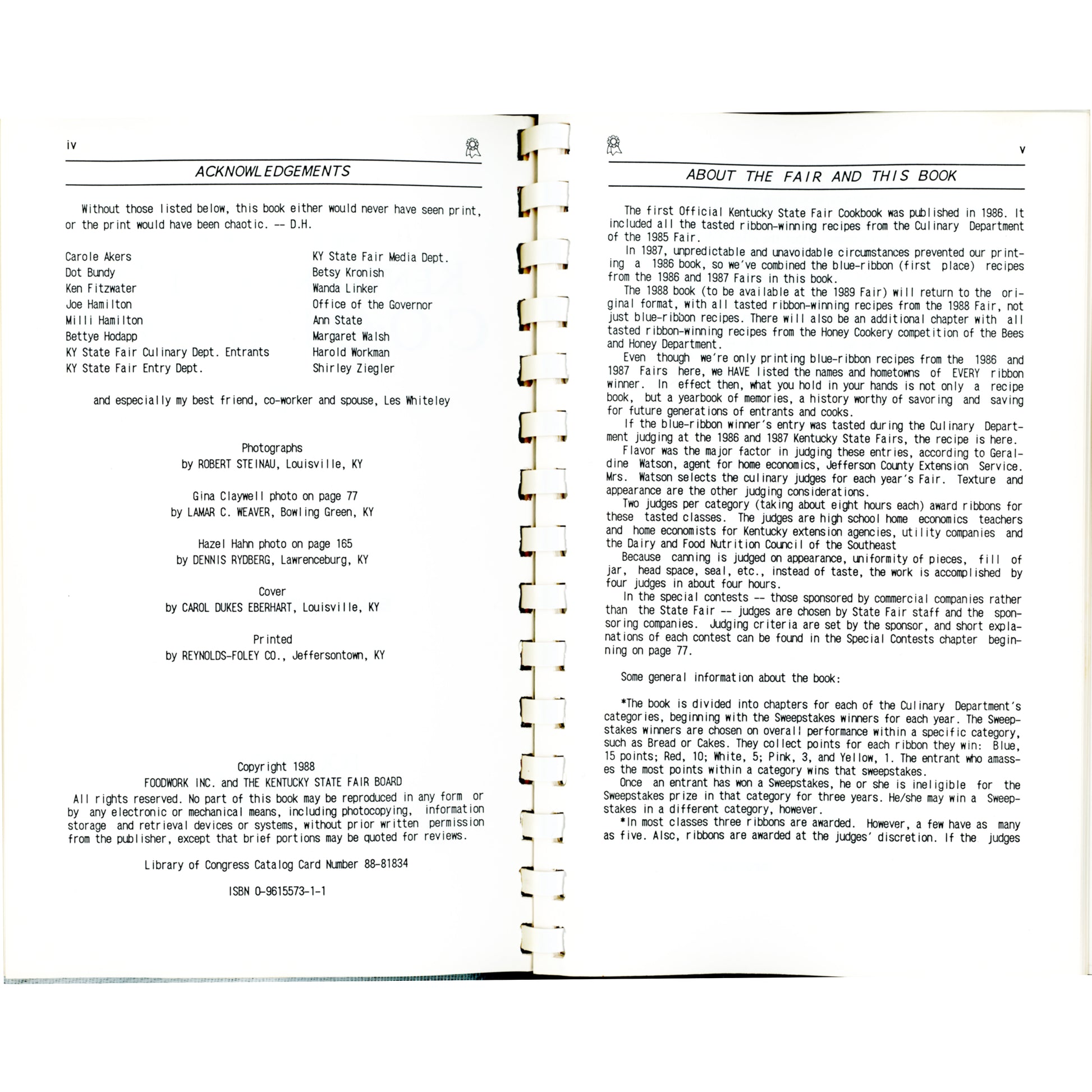 The Official 1986–1987 Kentucky State Fair Cookbook – Blue‑Ribbon Recipes (1988) Recipes 2