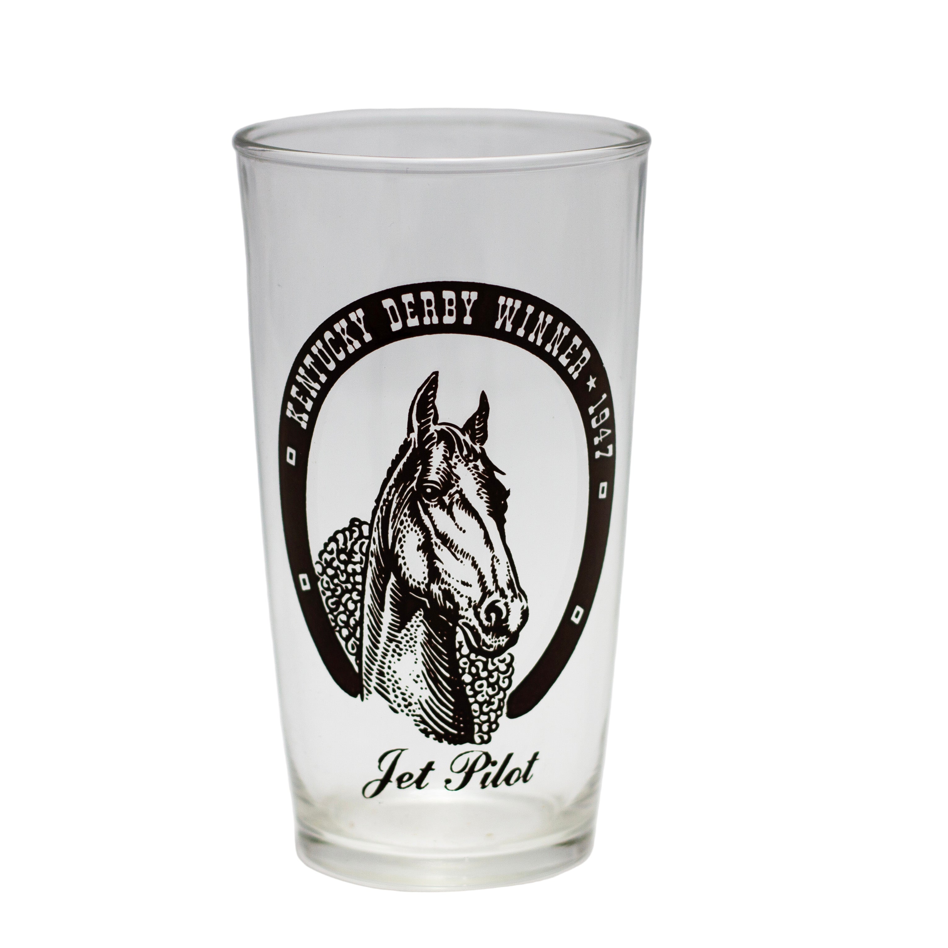 1947 Jet Pilot Kentucky Derby Tumbler – Hazel‑Atlas Tall Glass