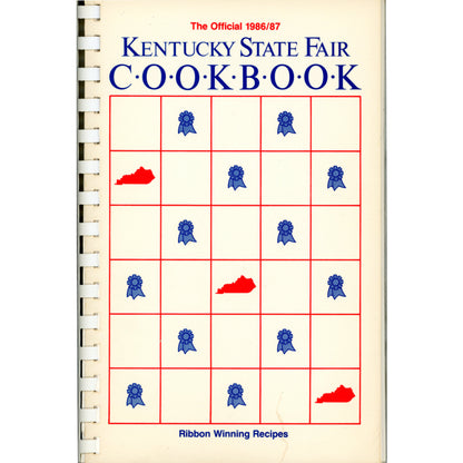 The Official 1986–1987 Kentucky State Fair Cookbook – Blue‑Ribbon Recipes (1988) Cover