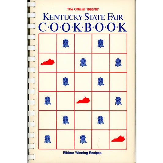 The Official 1986–1987 Kentucky State Fair Cookbook – Blue‑Ribbon Recipes (1988) Cover