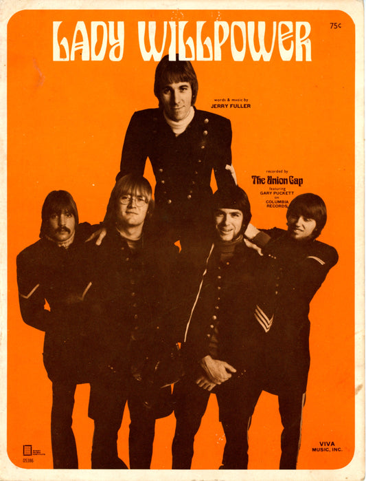 LADY WILLPOWER Gary Puckett and The Union Gap ©1968 COVER