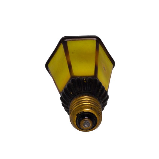Antique Austrian Figural Lantern Light Bulb c. 1920s 110V