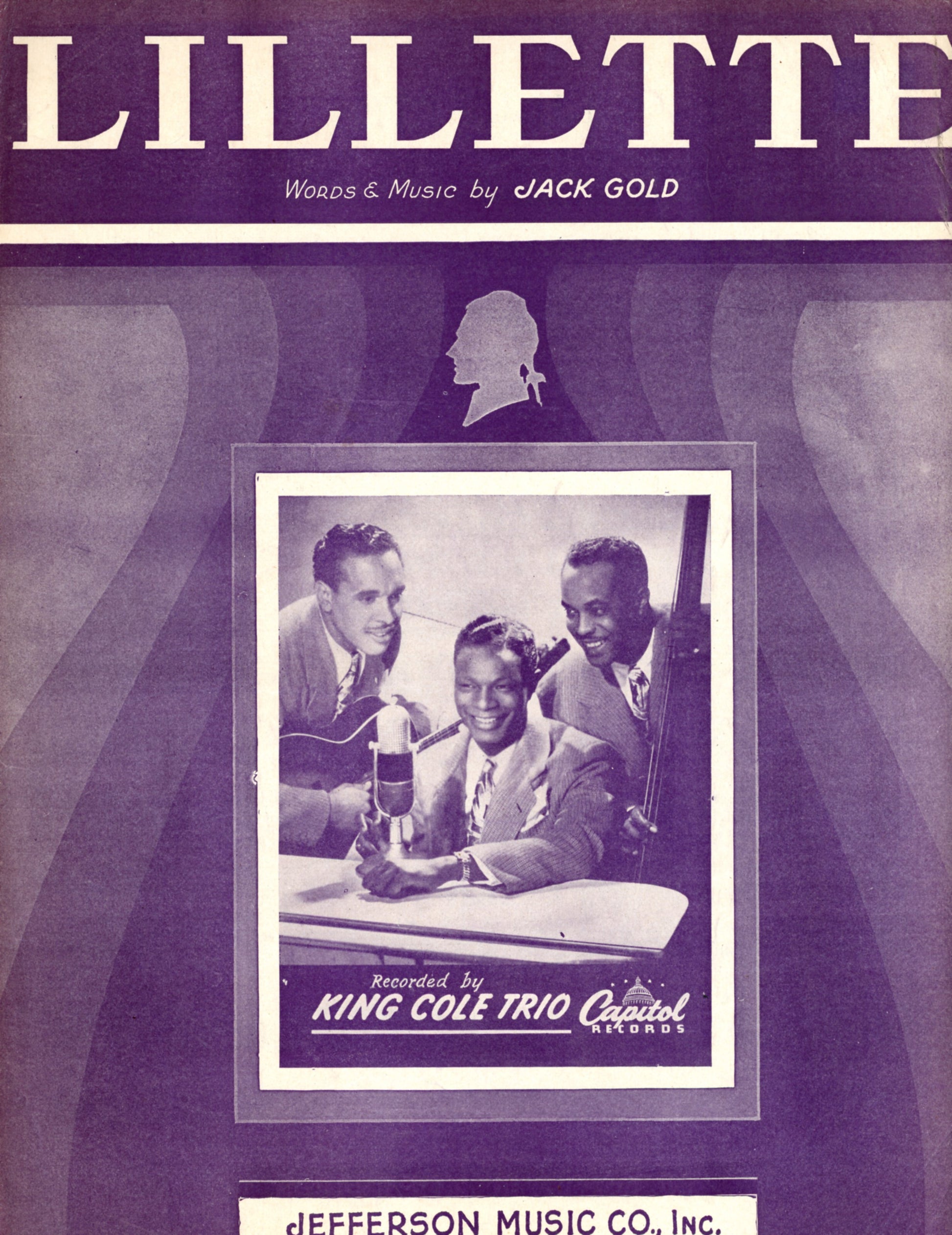 LILLETTE by Jack Gold Sheet Music ©1948 COVER