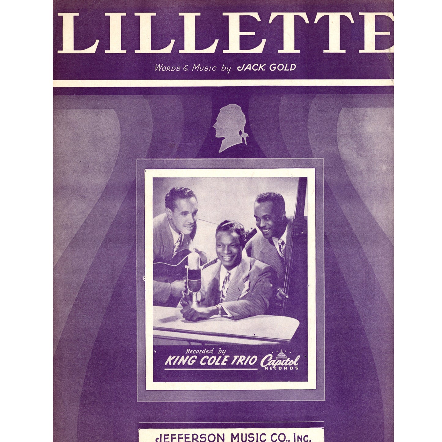 LILLETTE by Jack Gold Sheet Music ©1948 COVER