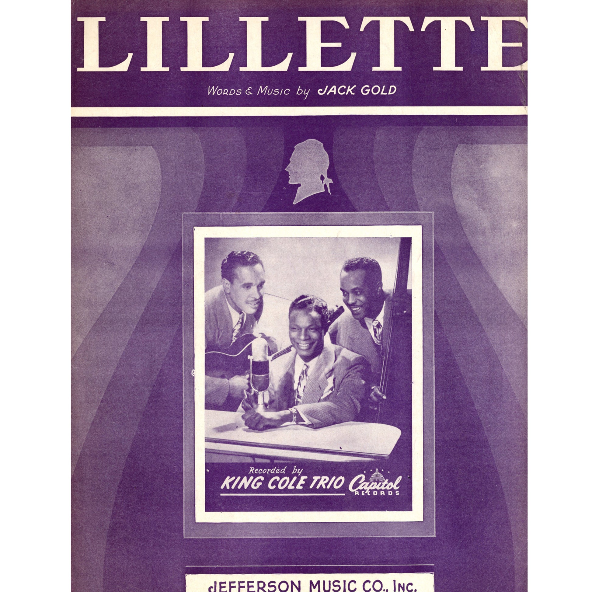 LILLETTE by Jack Gold Sheet Music ©1948 COVER