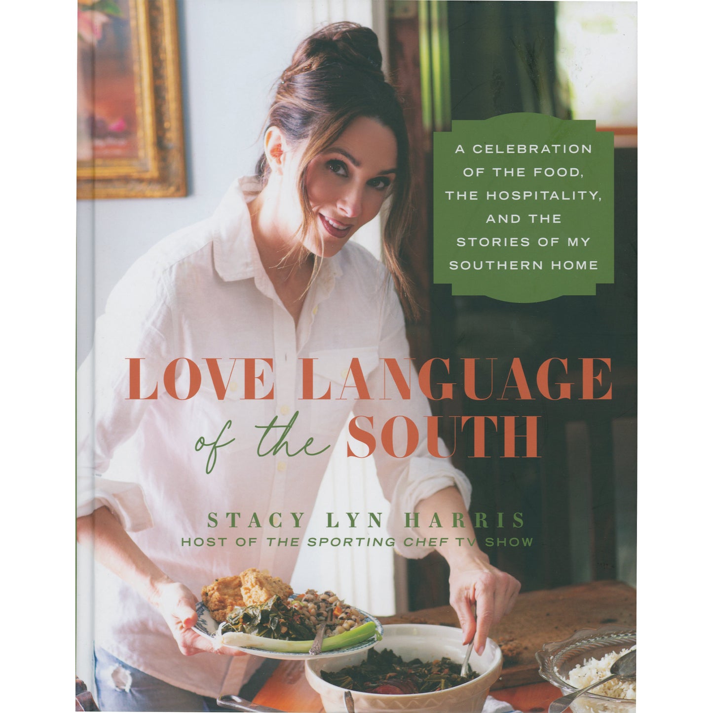 Stacy Lyn Harris’s 2024 Southern cookbook featuring 80+ recipes, hospitality tips, and full‑page photography. Near‑mint hardcover. Cover Front