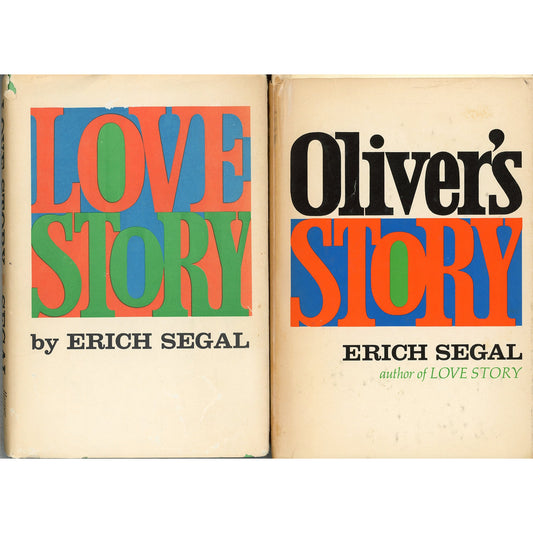 Romans d'Erich Segal, ensemble LOVE STORY ©1970 OLIVER'S STORY ©1977
