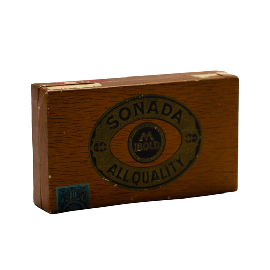 Sonada Cigar Box – Michael Ibold Cincinnati – Londres Grande Claro Circa 1930s Front