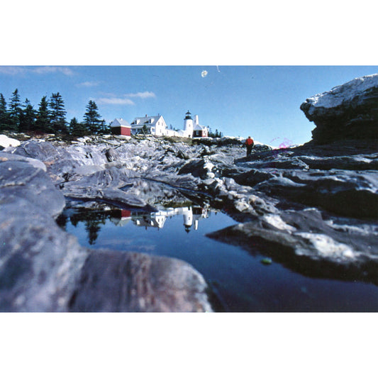Pemaquid Point Lighthouse – Bristol, Maine | Vintage Chrome Era Postcard