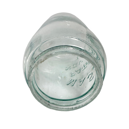 Vasos de cóctel Culver Glass Cranberry Scroll Roly Poly, juego de dos (marcados)