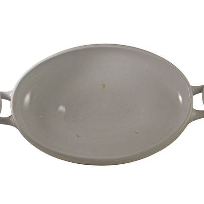 Plat de service couvert H. Meakin en faïence, motif uni « Plain Uplift », Cobridge Angleterre v. 1873–1876