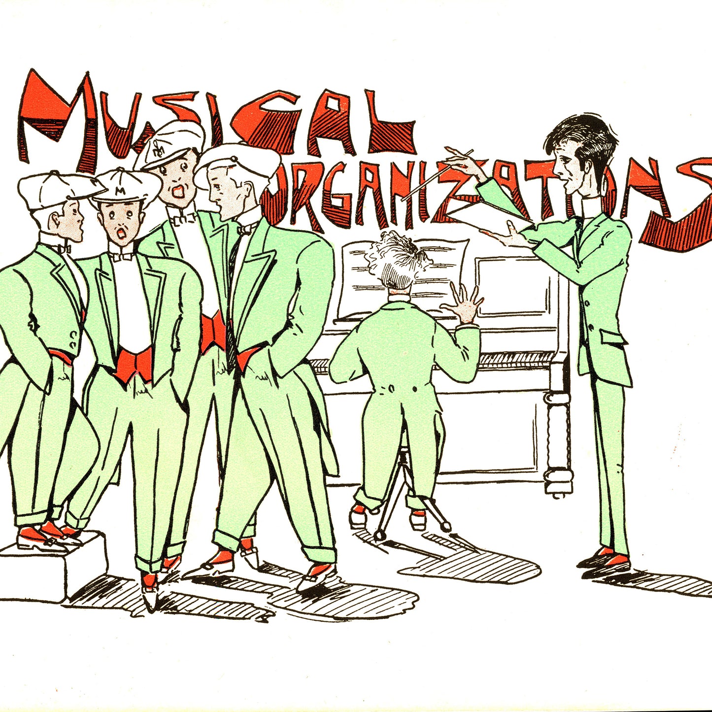 Rare Miami University Recensio Yearbook 1910 – Vintage Sports Teams, Clubs, Fraternities & Campus Life