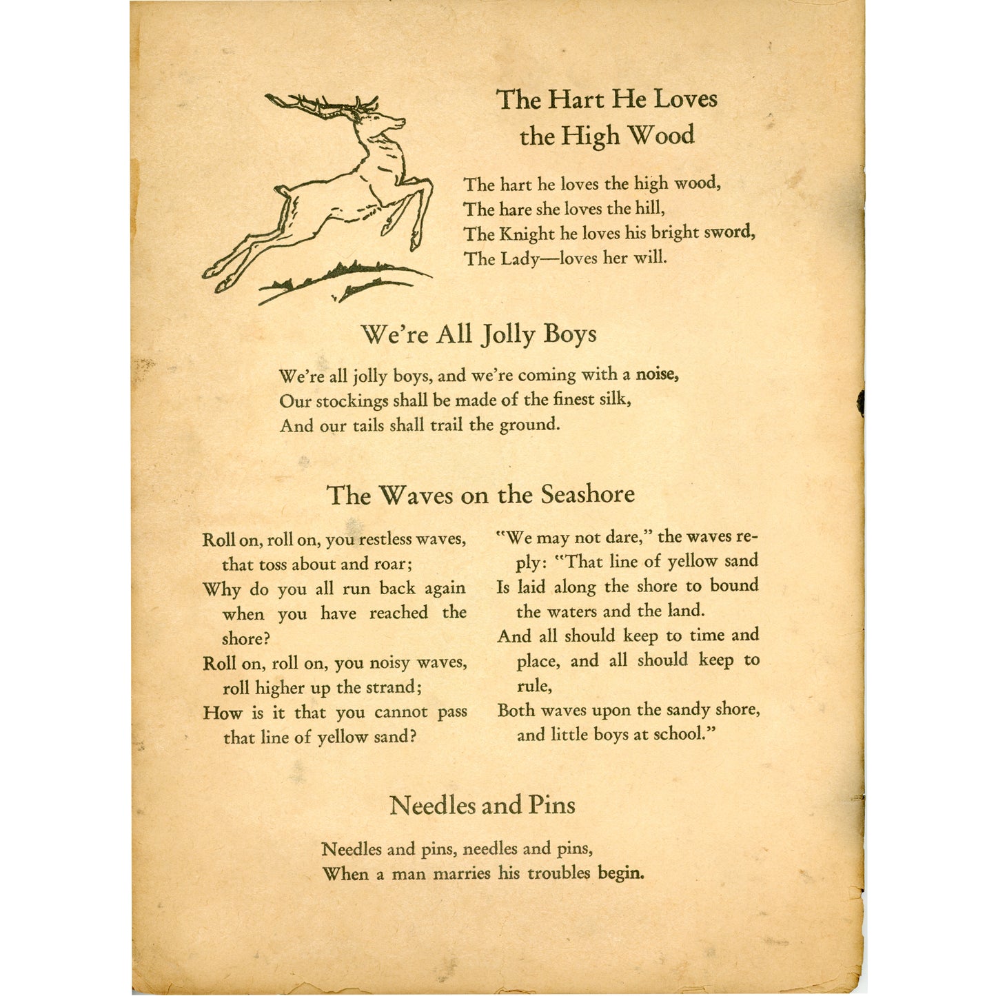 1920s Mother Goose Rhymes — Whitman Publishing — Ruth E. Newton Illustrations