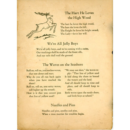 1920s Mother Goose Rhymes — Whitman Publishing — Ruth E. Newton Illustrations