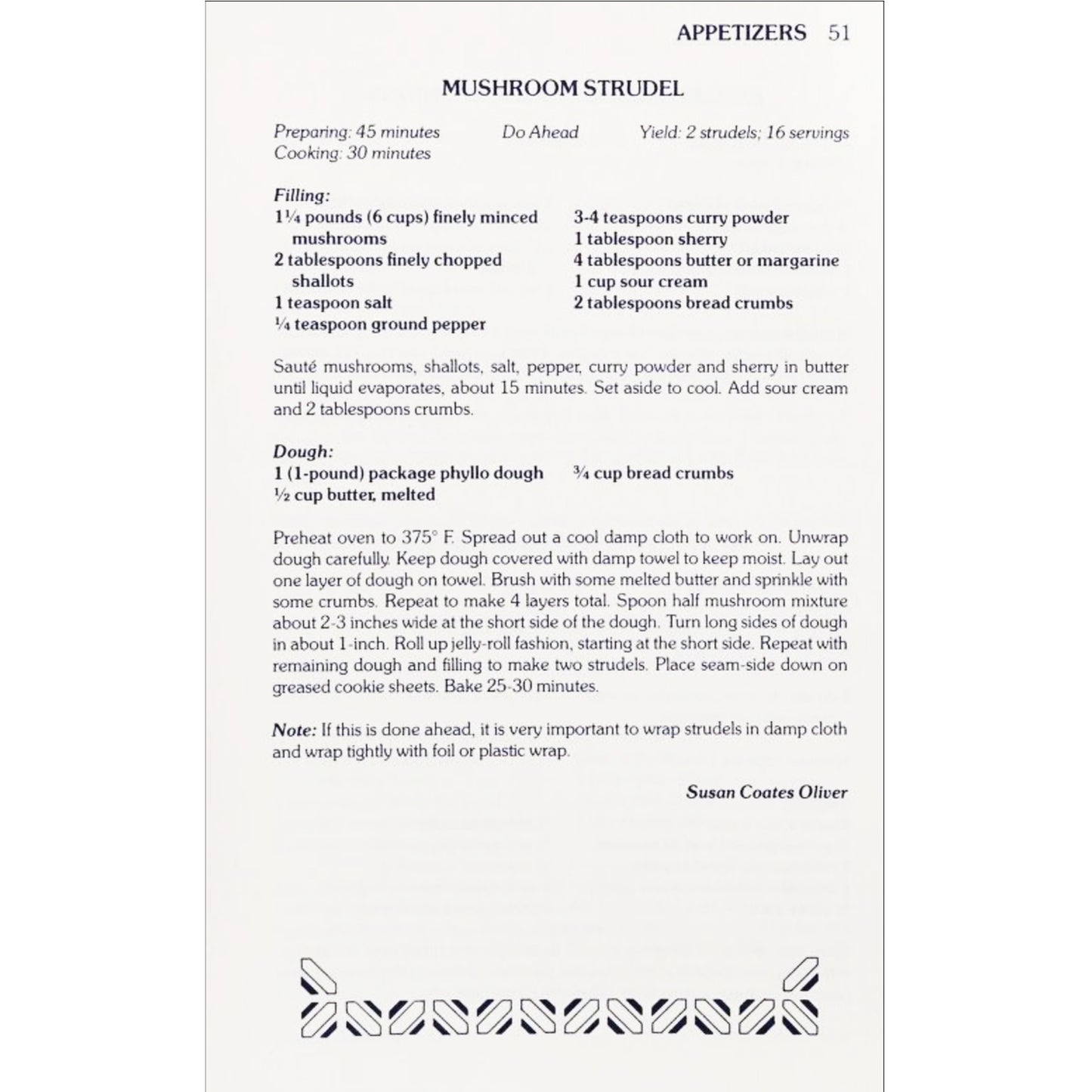 Philadelphia Main Line Classics – 700‑Recipe Community Cookbook (1982) 700+ recipes from the Philadelphia Main Line with train‑station illustrations, history, and community favorites; Mushroom Strudel