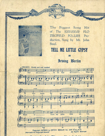 MY MAMMY The Sun Shines East The Sun Shines West Sheet Music ©1921 BACK