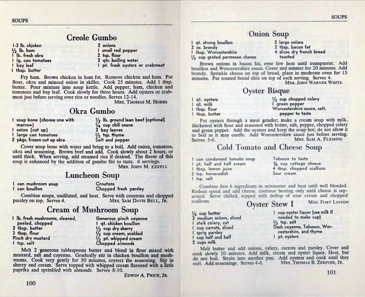 Nashville Seasons Cook Book 1966 | Junior League Vintage Recipes