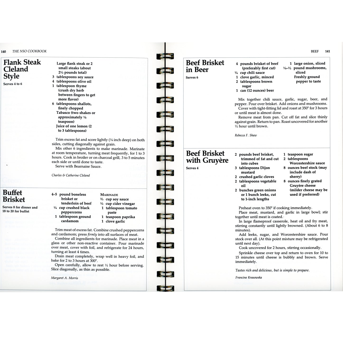 The National Symphony Orchestra at the Kennedy Center Cookbook – Signed by Rostropovich (1987) Recipe