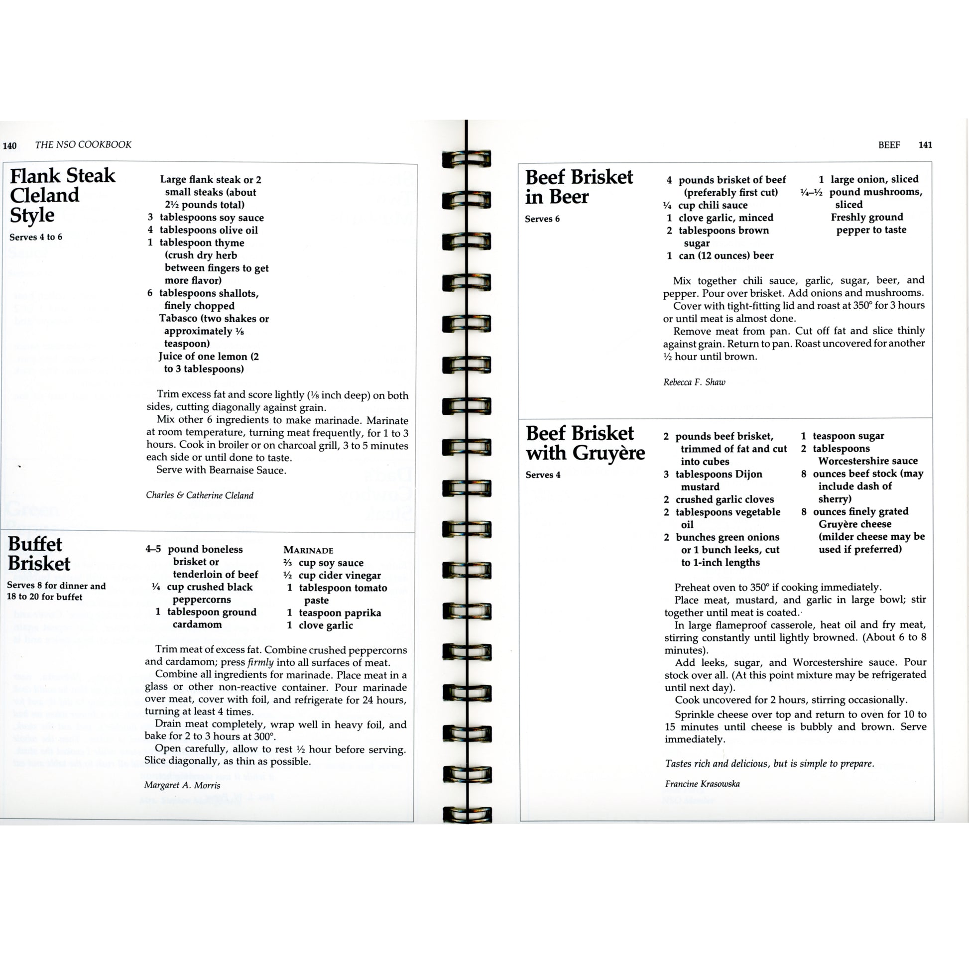 The National Symphony Orchestra at the Kennedy Center Cookbook – Signed by Rostropovich (1987) Recipe