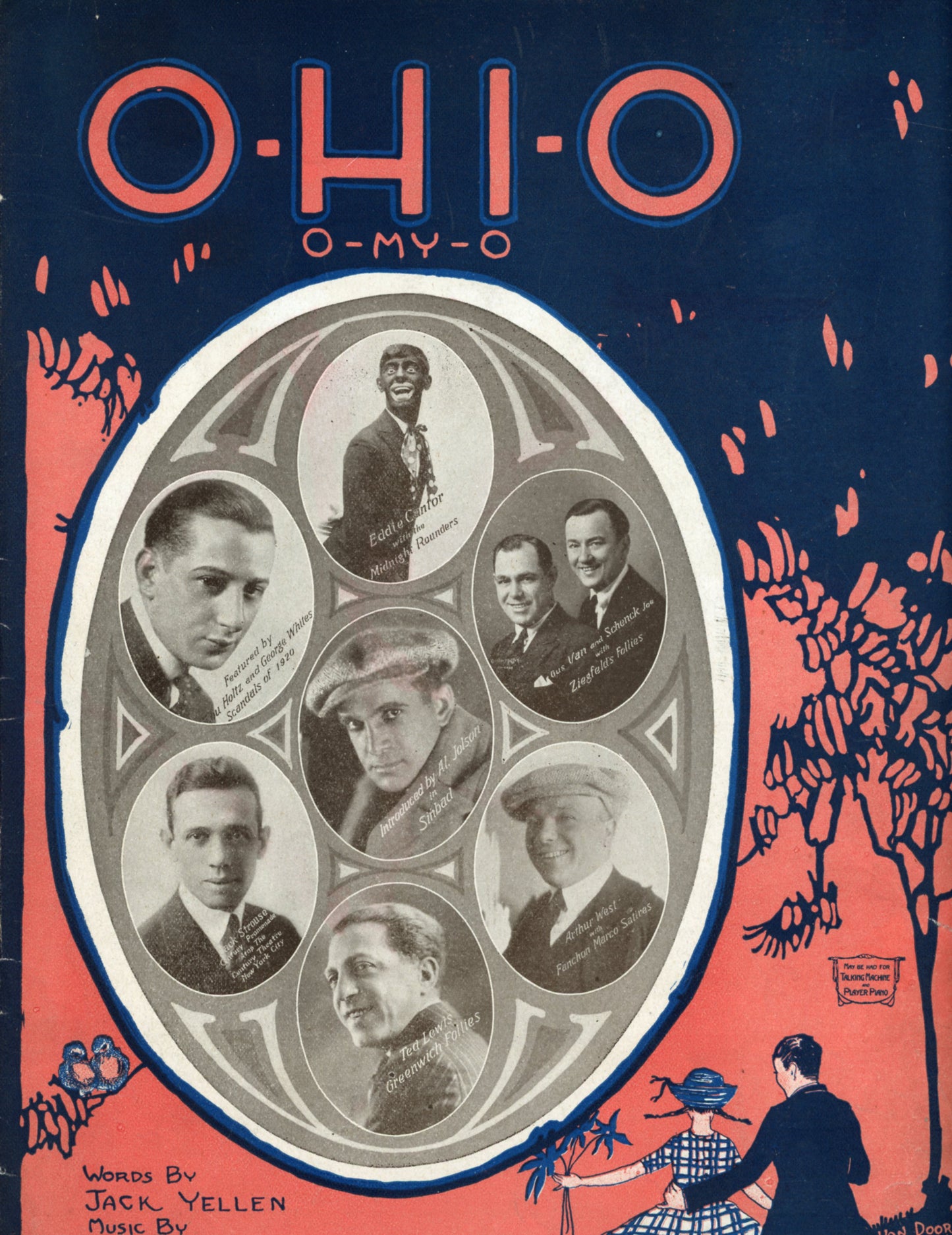 O-HI-O | O-MY!-O! by Jack Yellen and Abe Olman Sheet Music ©1920 COVER