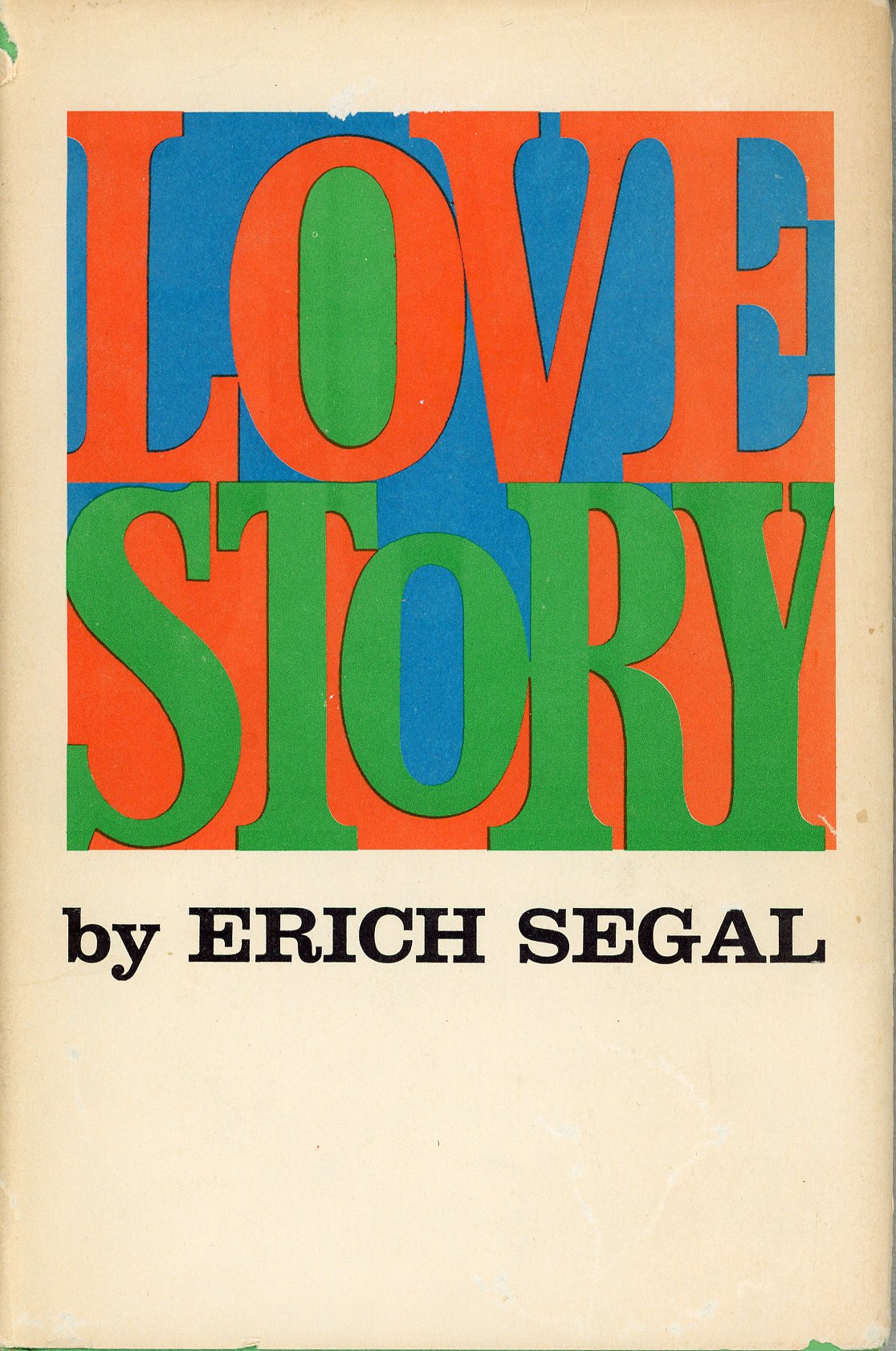 Erich Segal LOVE STORY ©1970 COVER