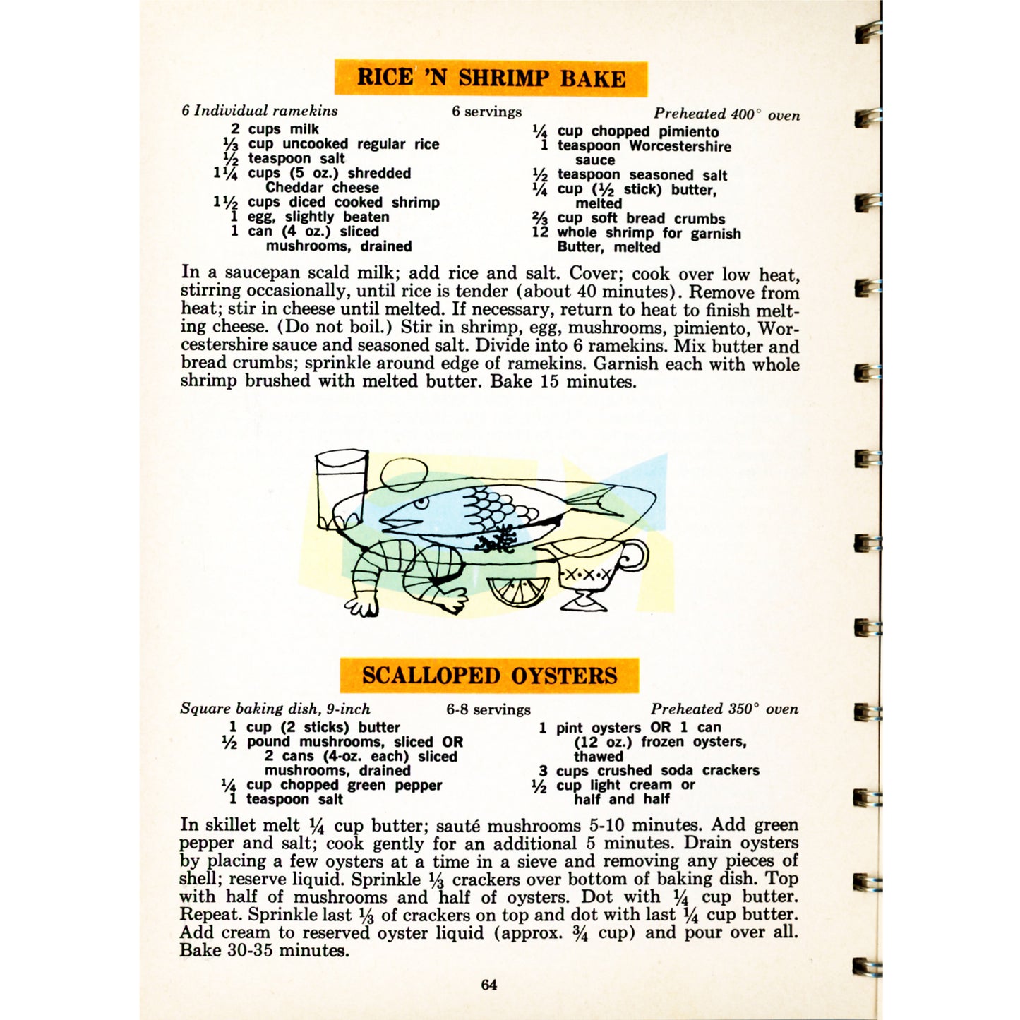 1966 Modern Approach to Everyday Cooking — 500+ retro recipes, mid‑century food photography, and dairy‑industry promotional history. Spiral‑bound Recipe 2