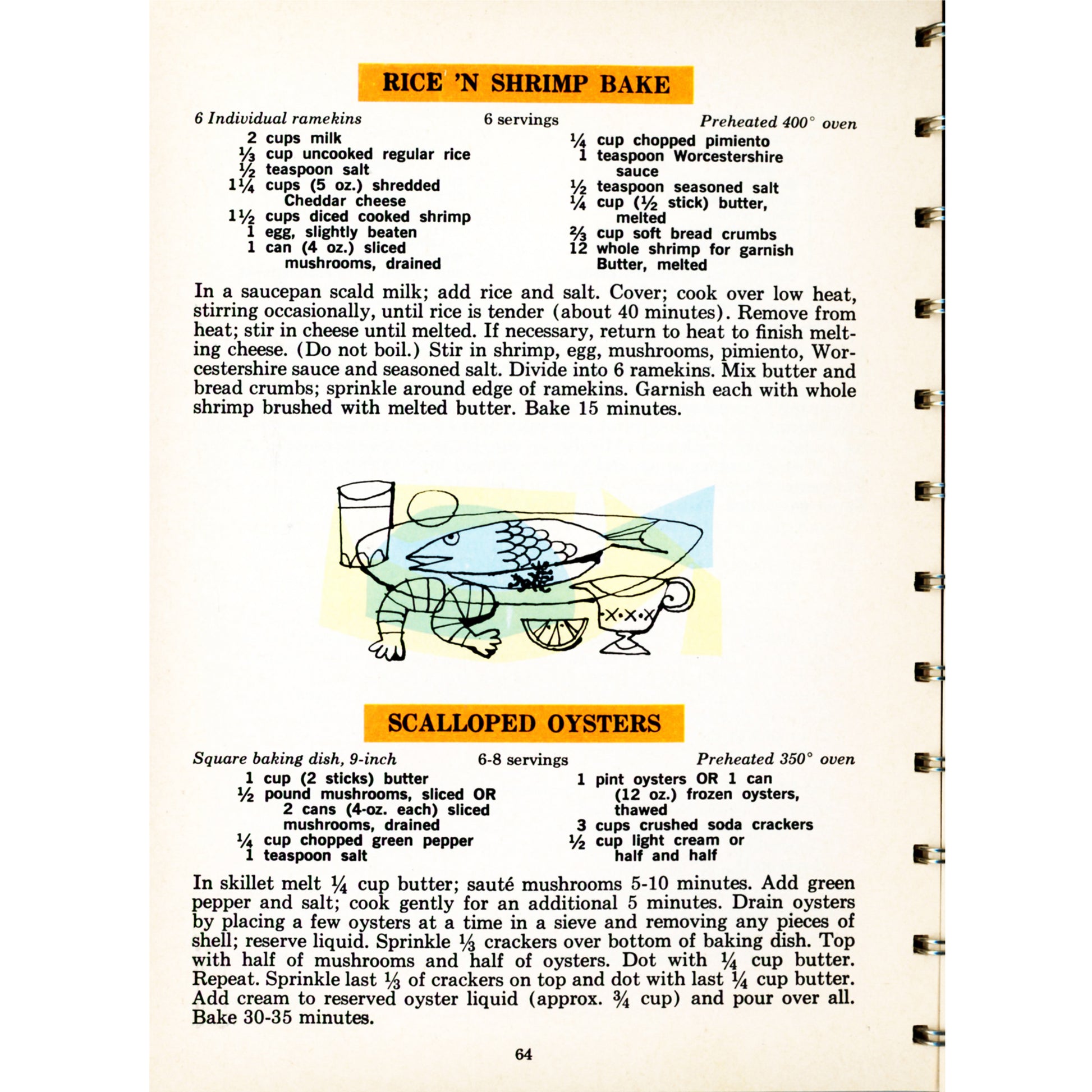 1966 Modern Approach to Everyday Cooking — 500+ retro recipes, mid‑century food photography, and dairy‑industry promotional history. Spiral‑bound Recipe 2