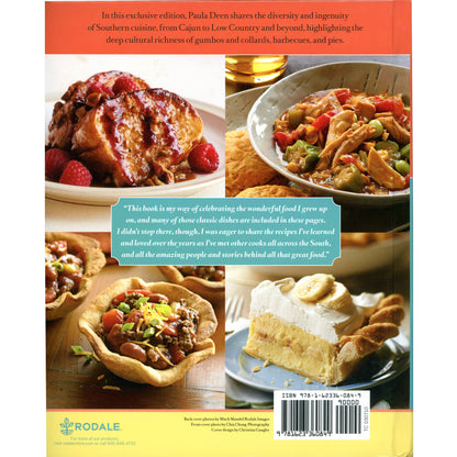 Paula Deen's Southern Cooking Bible. Exclusive Rodale hardcover with 315+ recipes, illustrations, and Southern cooking traditions. Back cover
