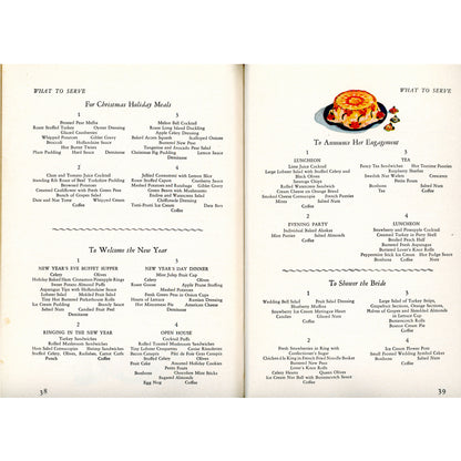The Perfect Hostess 1946 Westmorland Sterling Booklet Menus