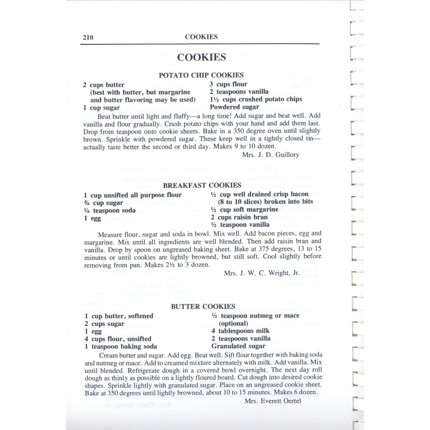 River Road Recipes II with 600+ classic Louisiana dishes. Junior League of Baton Rouge Hall of Fame cookbook. Potato Chip Cookies