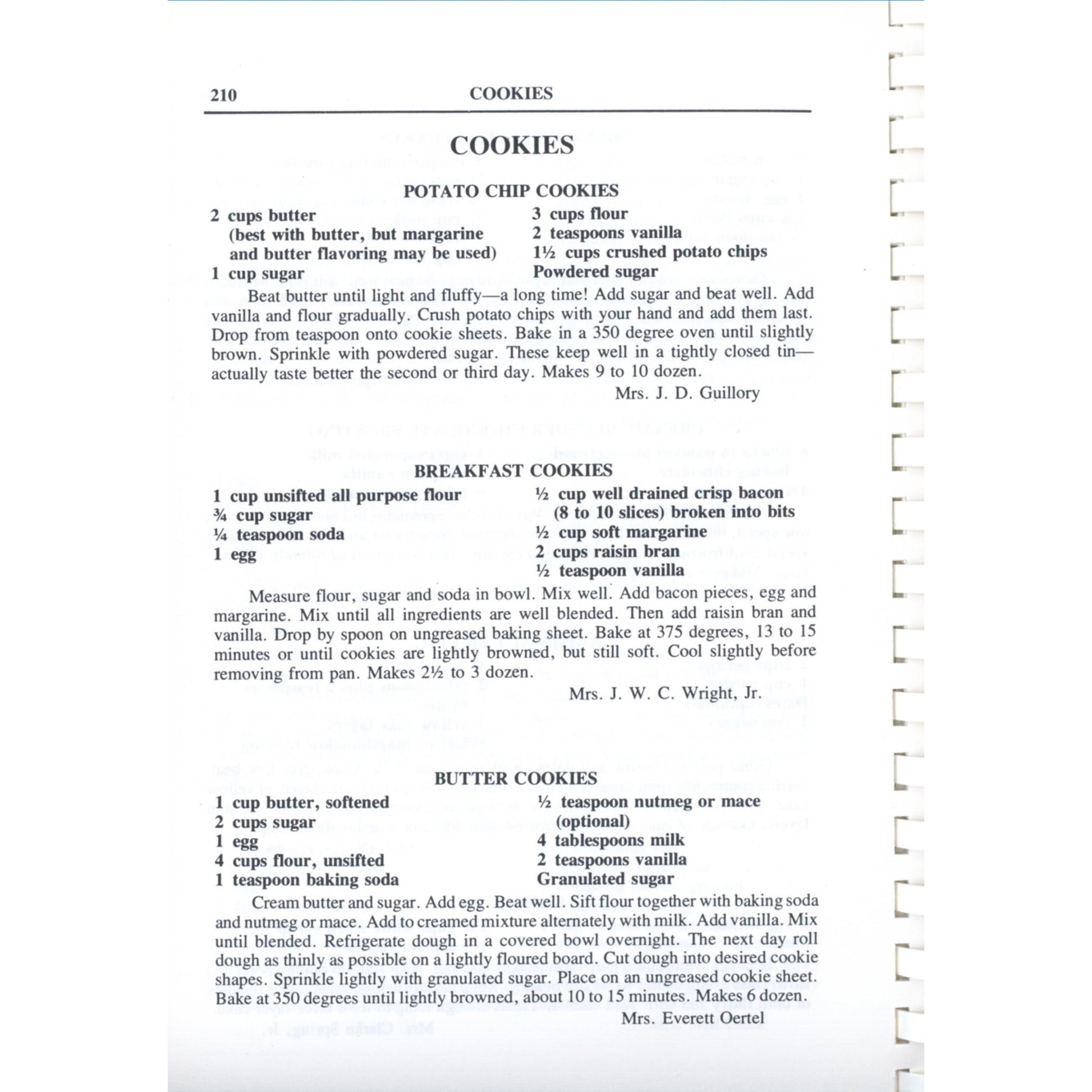 River Road Recipes II with 600+ classic Louisiana dishes. Junior League of Baton Rouge Hall of Fame cookbook. Potato Chip Cookies