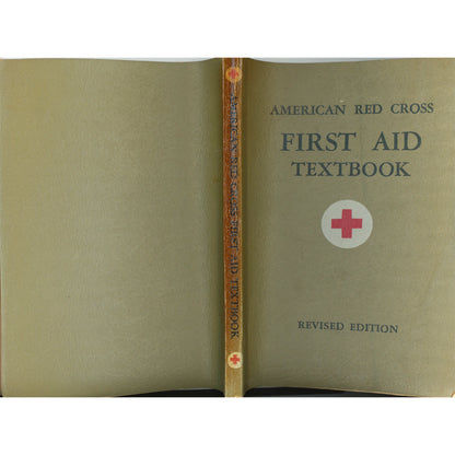 American Red Cross First Aid Textbook – Revised Edition (1945) Cover and Spine