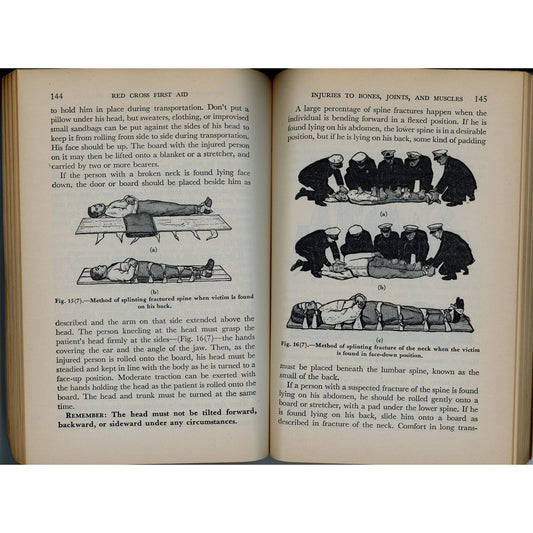 American Red Cross First Aid Textbook – Revised Edition (1945) Illustrations